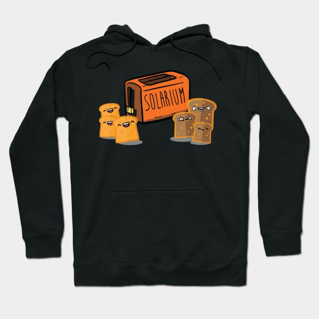 healthy snacks for funny breakfast toasted and happy bread Hoodie by raidman84